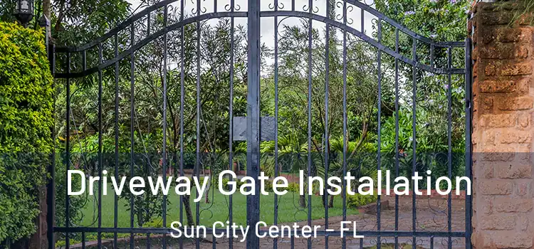  Driveway Gate Installation Sun City Center - FL