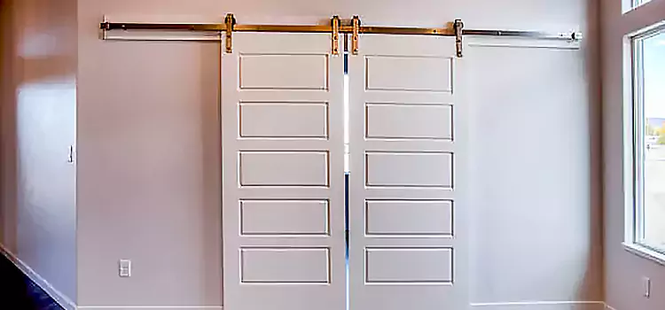 Glass Barn Door with Installation Hardware Kit Sun City Center